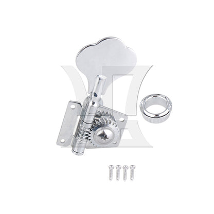 BQLZR 1pc Bass Tuning Peg Chrome Right Fully Closed Button of Electric Bass