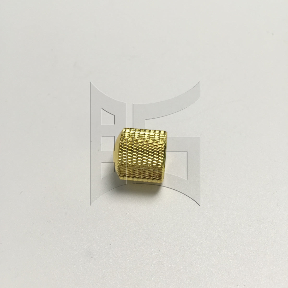 BQLZR 1pc Aluminum Rotary Potentiometer Knob Golden Electric Guitar Volume Tone Knob Cap
