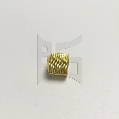 BQLZR 1pc Aluminum Rotary Potentiometer Knob Golden Electric Guitar Volume Tone Knob Cap