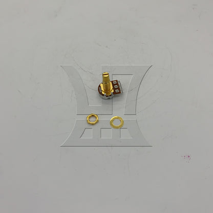 BQLZR 1pc B500K Potentiometer 18mm Long Axis Gold Electric Guitar Bass Potentiometer Tone Volume Knob