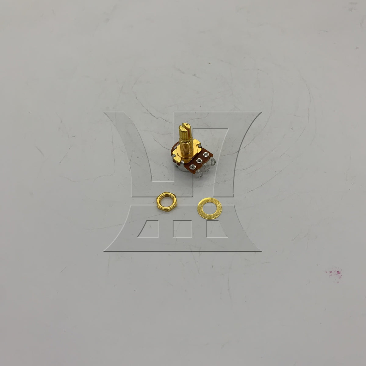 BQLZR 1pc B500K Potentiometer 18mm Long Axis Gold Electric Guitar Bass Potentiometer Tone Volume Knob