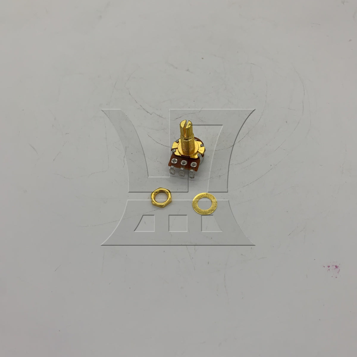 BQLZR 1pc B500K Potentiometer 18mm Long Axis Gold Electric Guitar Bass Potentiometer Tone Volume Knob