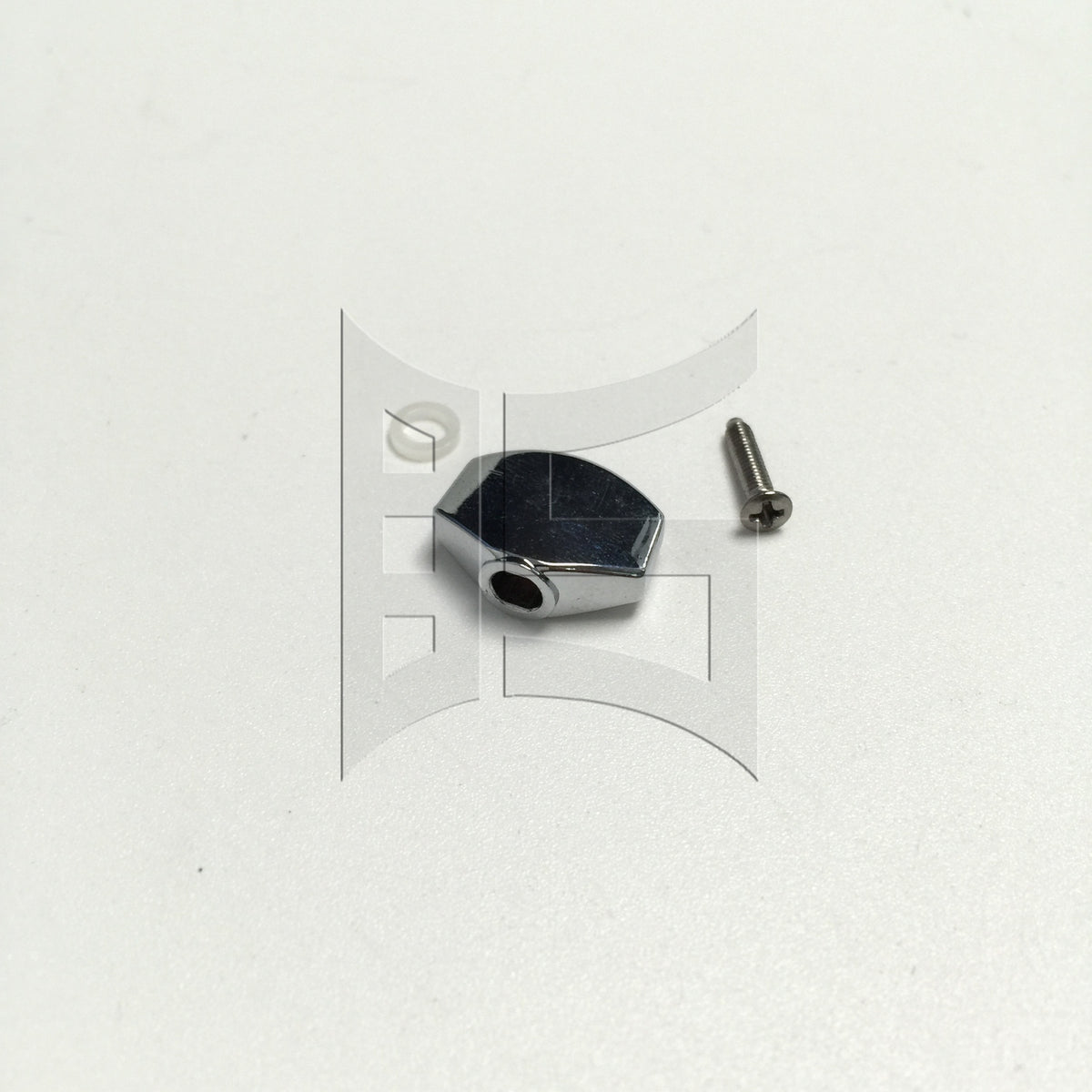 BQLZR 1pc Square Guitar Tuner Button Chrome Folk Guitar Electric Guitar Knob Knob Head Chord