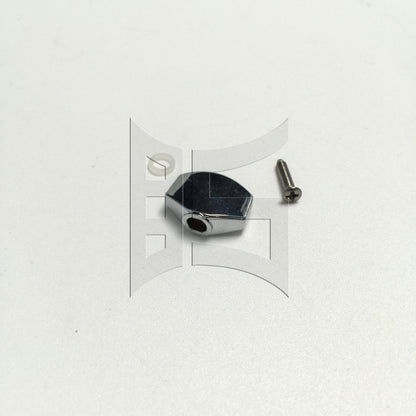 BQLZR 1pc Square Guitar Tuner Button Chrome Folk Guitar Electric Guitar Knob Knob Head Chord