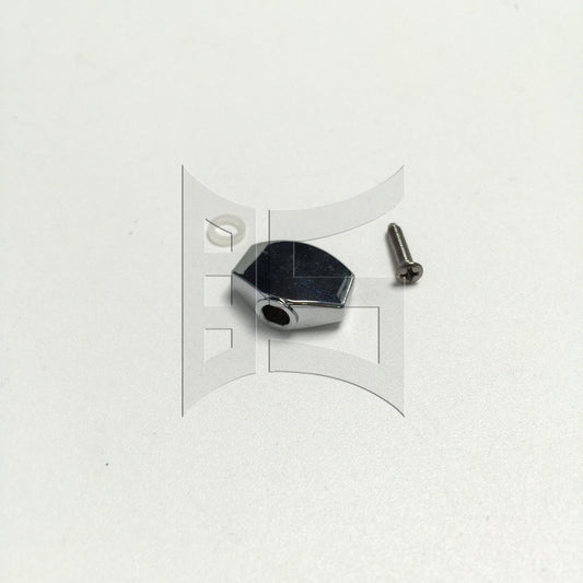 BQLZR 1pc Square Guitar Tuner Button Chrome Folk Guitar Electric Guitar Knob Knob Head Chord
