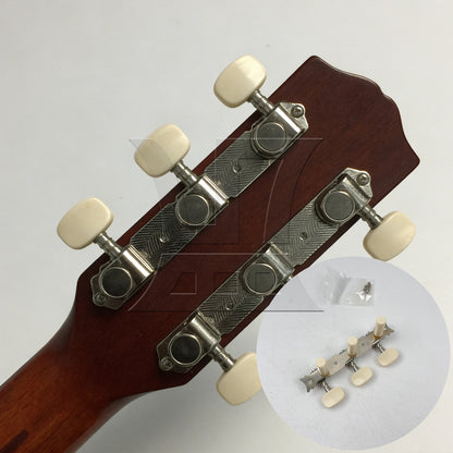 BQLZR 1pc Classical Guitar Tuning Peg White 3R Classical Guitar Winder Buttons