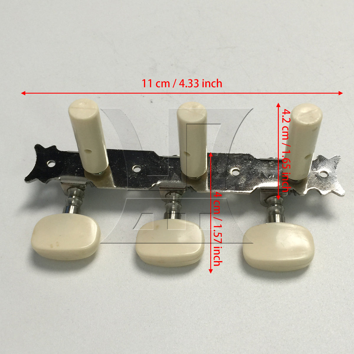 BQLZR 1pc Classical Guitar Tuning Peg White 3R Classical Guitar Winder Buttons