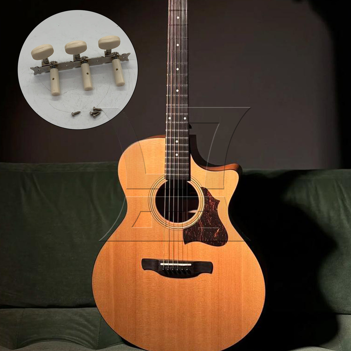BQLZR 1pc Classic Guitar Tuning Peg Left for Classical guitar tuning