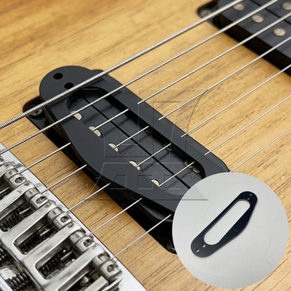 BQLZR 1pc Single Coil Pickup Frame Black Electric Guitar Pickup Border Frame