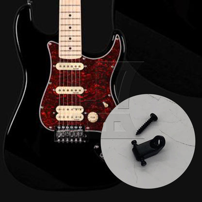 BQLZR 1pc Guitar Roller String Tree Retainer Black Electric Guitar Ball-Type String Pressing Buckle Head Nail Accessories