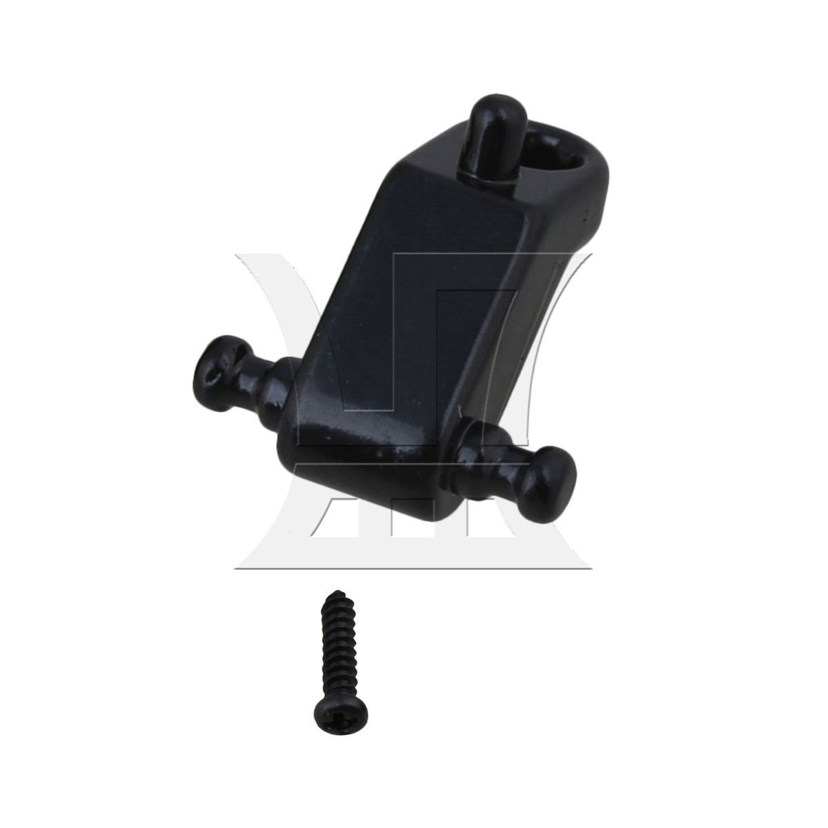 BQLZR 1pc Guitar Roller String Tree Retainer Black Electric Guitar Ball-Type String Pressing Buckle Head Nail Accessories