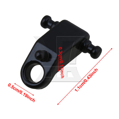 BQLZR 1pc Guitar Roller String Tree Retainer Black Electric Guitar Ball-Type String Pressing Buckle Head Nail Accessories