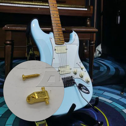 BQLZR 1pc Electric Guitar Roller Retainer Gold for Most of Guitar