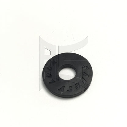 BQLZR 1pc Strap Lock Block Gasket Black Electric Guitar Bass Strap Buckle Anti-Tripping