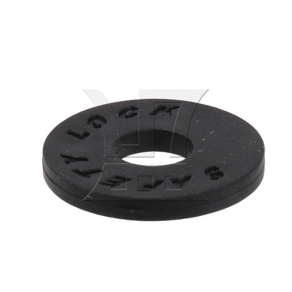 BQLZR 1pc Strap Lock Block Gasket Black Electric Guitar Bass Strap Buckle Anti-Tripping