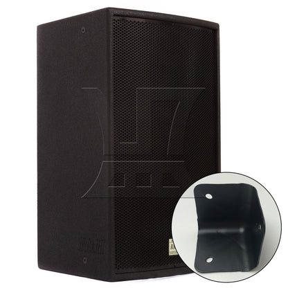 BQLZR 1pc Metal Speaker Edge Corner Black for Wooden Objects