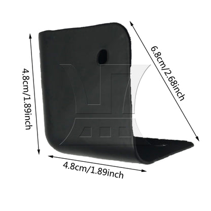 BQLZR 1pc Metal Speaker Edge Corner Black for Wooden Objects