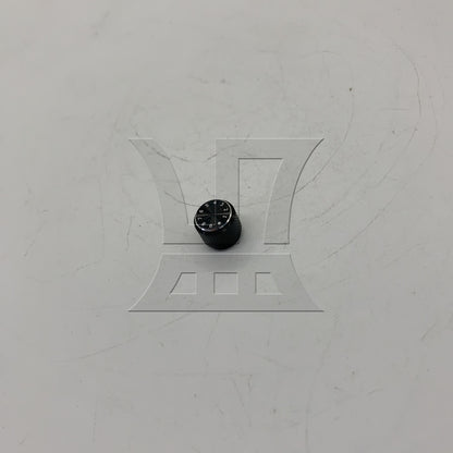 BQLZR 1pc Aluminum Knurled Effect Pedal Knob 12.5 x 11 x 6mm Black Electric Guitar Volume Tone Knob Cap