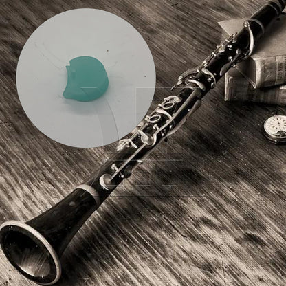BQLZR 1pc Clarinet Thumb Rest Cushion Blue Black Tube Clarinet Silicone Musical Instrument Accessories