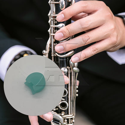 BQLZR 1pc Clarinet Thumb Rest Cushion Blue Black Tube Clarinet Silicone Musical Instrument Accessories