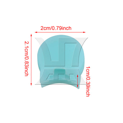 BQLZR 1pc Clarinet Thumb Rest Cushion Blue Black Tube Clarinet Silicone Musical Instrument Accessories