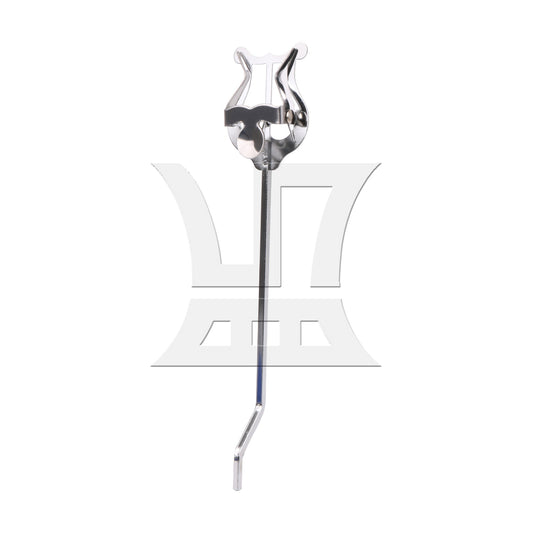 Silver Clamp-On Holder Marching Lyre for Horn Instrument 4x4 mm Square Jack