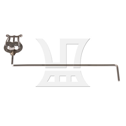 BQLZR Euphonium Marching Lyre Clamp On Sheet Clip Replacement 0.16" x 0.16" Silver