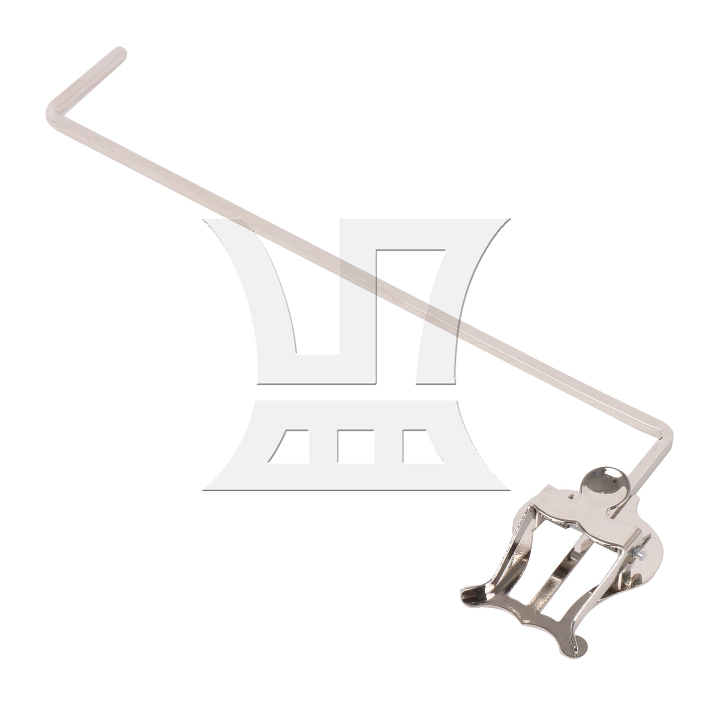 BQLZR Euphonium Marching Lyre Clamp On Sheet Clip Replacement 0.16" x 0.16" Silver