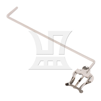 BQLZR Euphonium Marching Lyre Clamp On Sheet Clip Replacement 0.16" x 0.16" Silver
