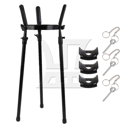 Metal Conga Stand for 10" 11" Lightweight Drum Bracket Adjustable Base Black