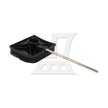 Black Kick Drum Pedal with 6mm Dia Stainless Steel Shaft 103x77mm Flat Head