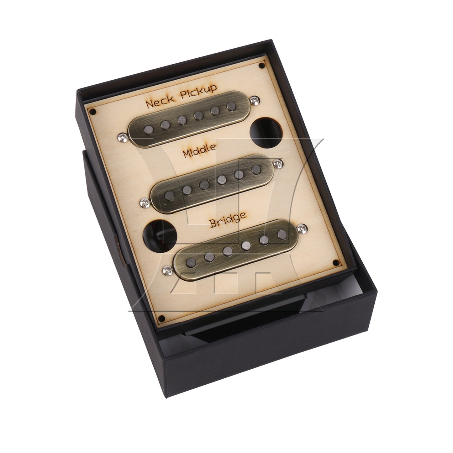 BQLZR 3 Pieces Electric Guitar Pickup 8.7K/9.1k/9.9k ohms 48/50/52mm for Blues Set