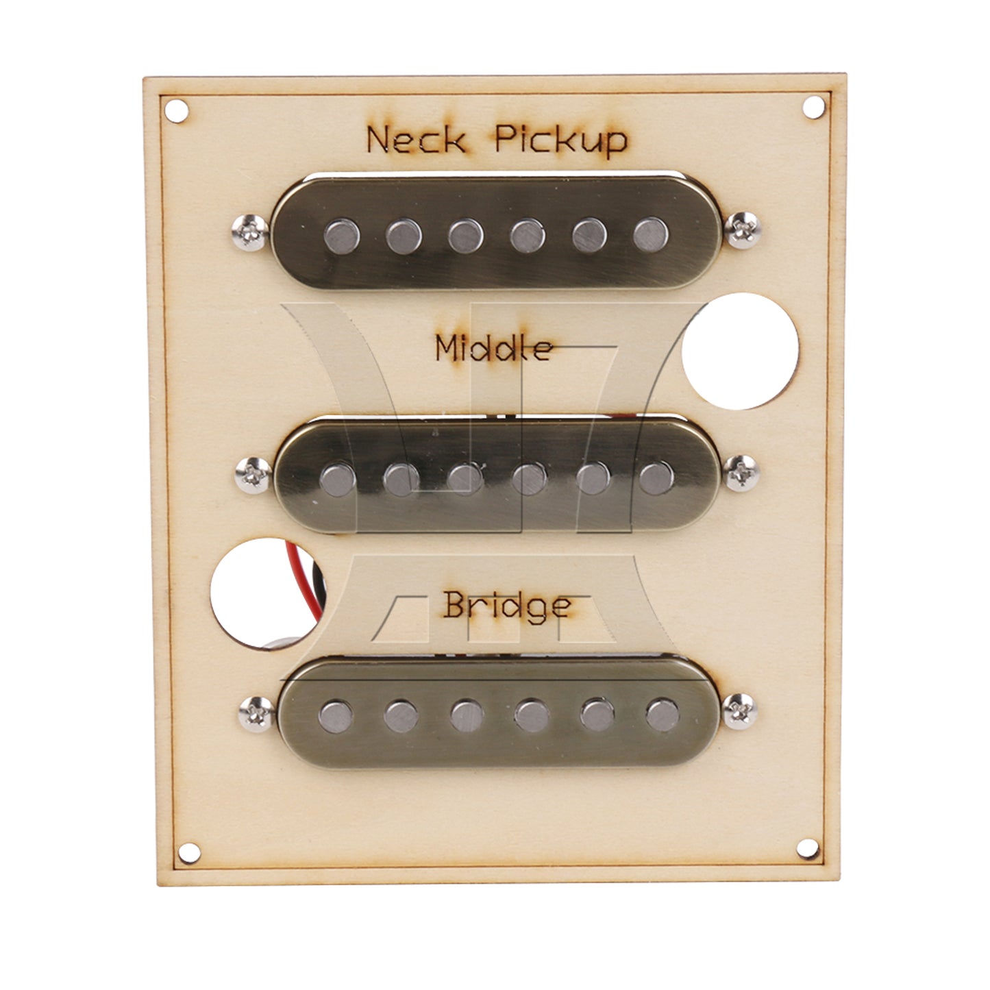 BQLZR 3 Pieces Electric Guitar Pickup 8.7K/9.1k/9.9k ohms 48/50/52mm for Blues Set