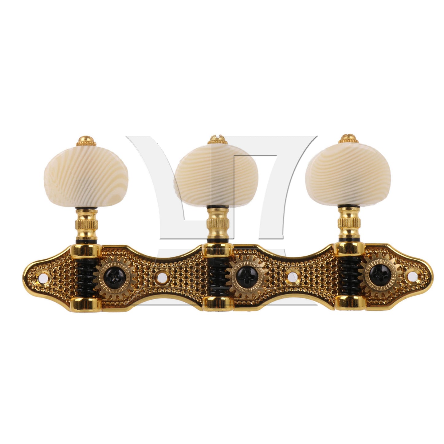 BQLZR 2pcs Classical Guitar Tri-String Tuner Peg Guitar Accessories