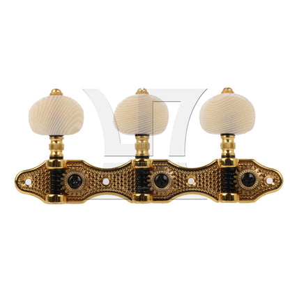 BQLZR 2pcs Classical Guitar Tri-String Tuner Peg Guitar Accessories