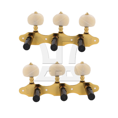 BQLZR 2pcs Classical Guitar Tri-String Tuner Peg Guitar Accessories