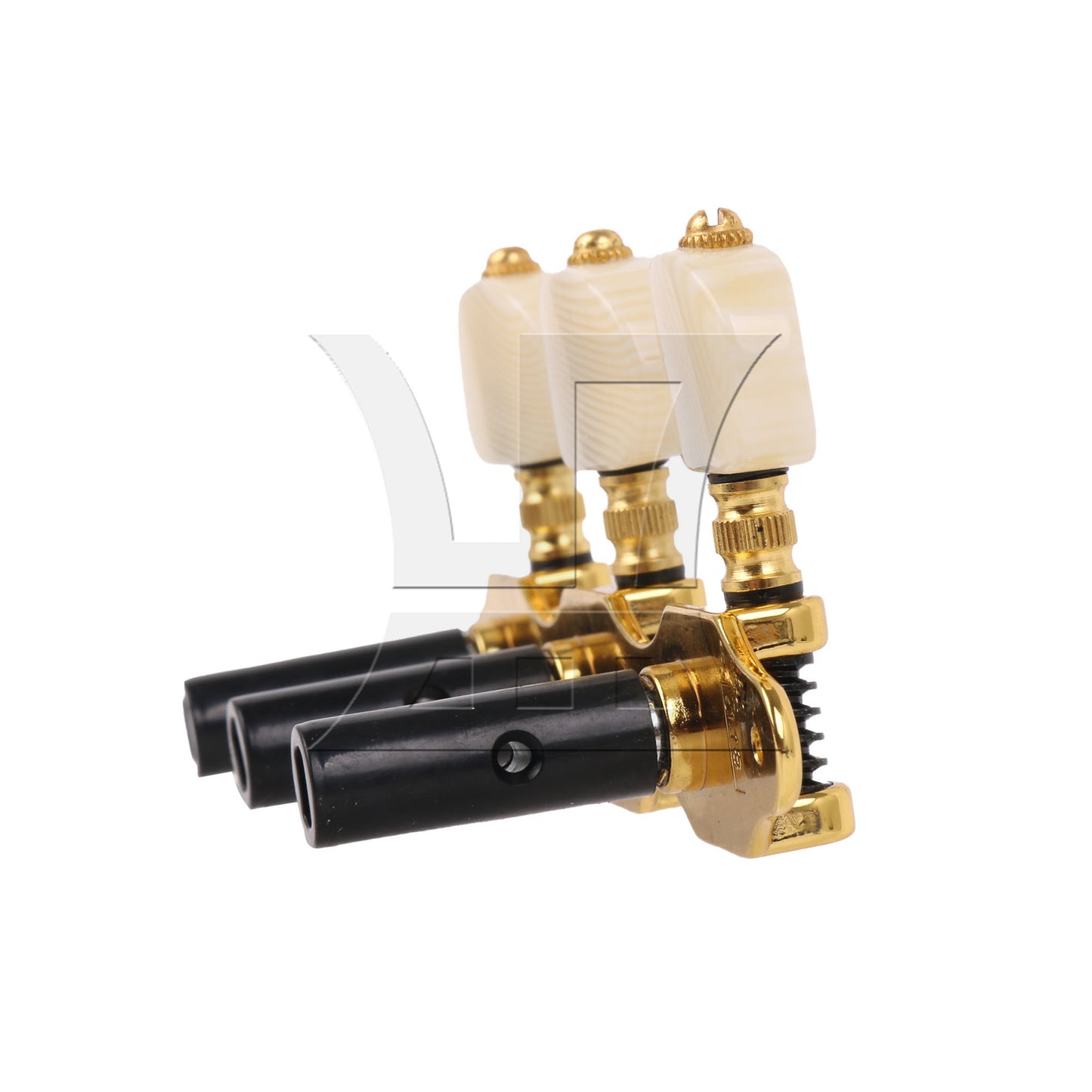 BQLZR 2pcs Classical Guitar Tri-String Tuner Peg Guitar Accessories