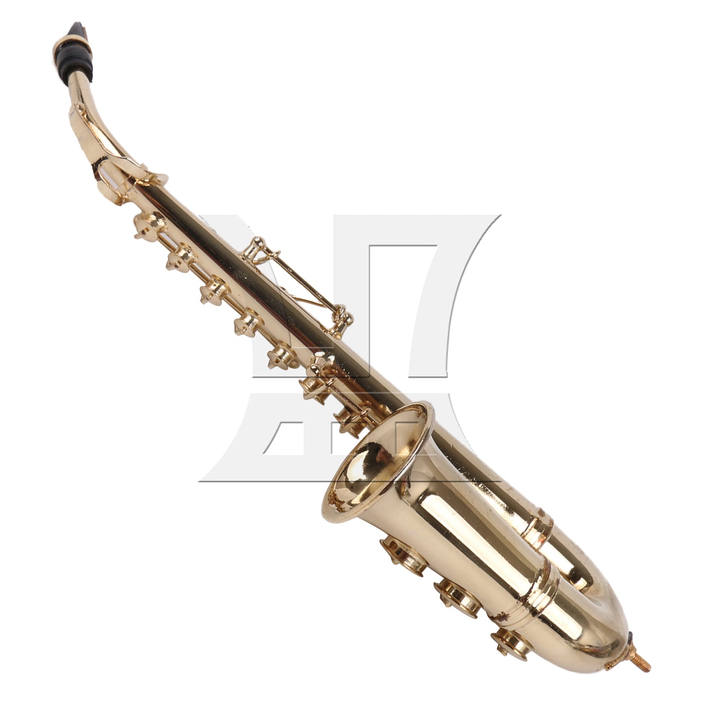 BQLZR 1pc Copper Plated Mini Saxophone Model Fitting 16cm Home Decoration