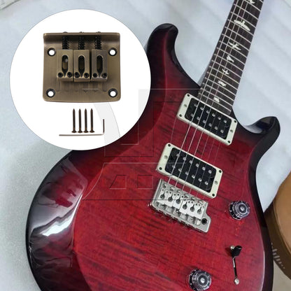 BQLZR 1pc Three String Electric Guitar Bridge Retro Color Guitar Accessories