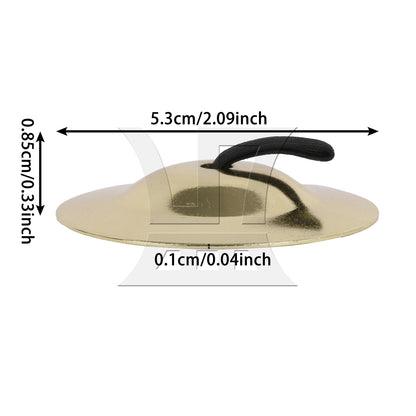 BQLZR 2 opponent finger cymbals (1 pair of gold+1 pair of silver)