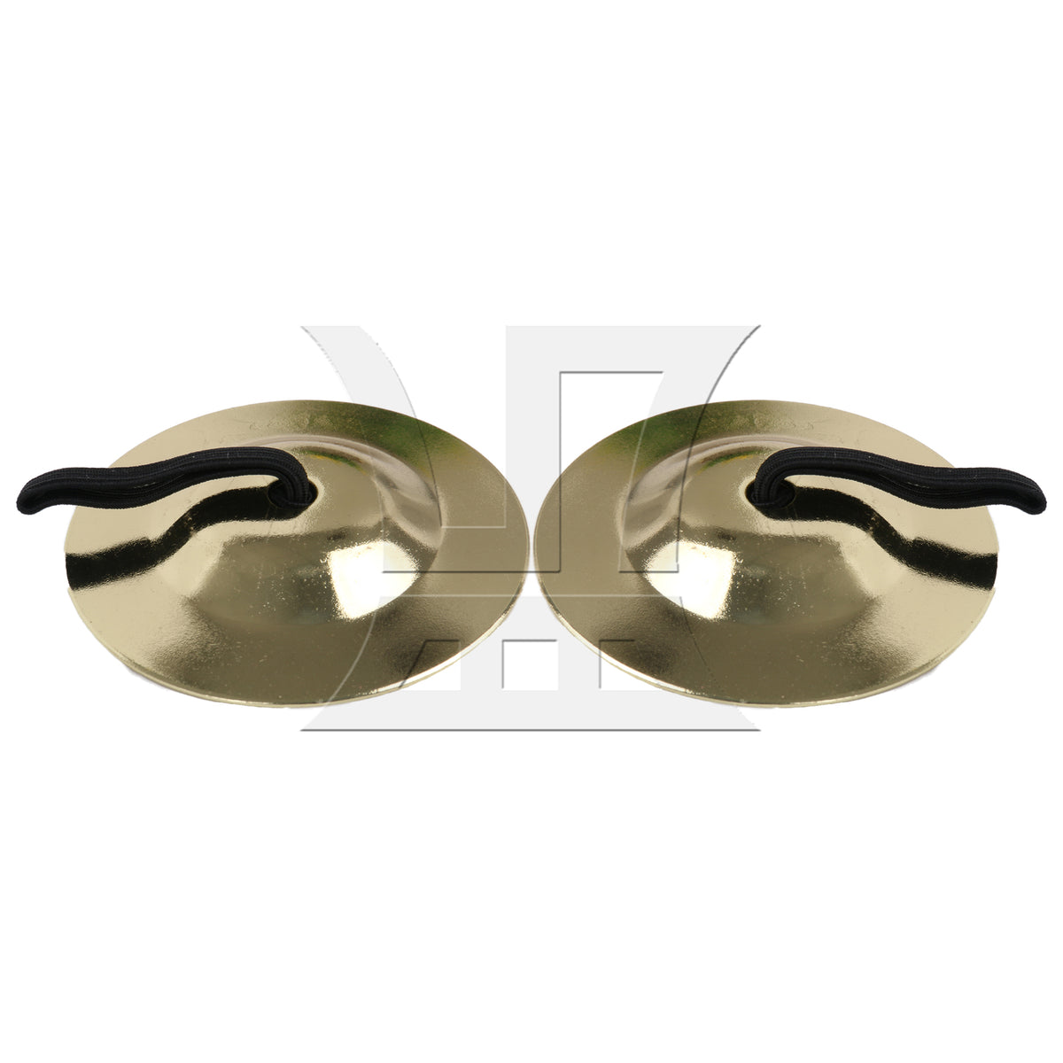 BQLZR 1set Finger Cymbals Gold Belly Dance Finger Cymbal