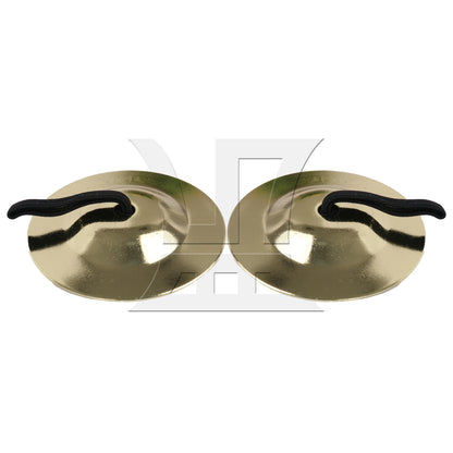 BQLZR 1set Finger Cymbals Gold Belly Dance Finger Cymbal