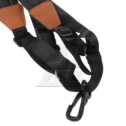 BQLZR 1pc Universal Saxophone Harness Strap Black High Elastic Shoulder Strap Large Size