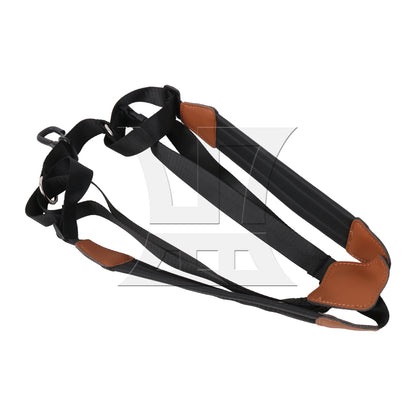 BQLZR 1pc Universal Saxophone Harness Strap Black High Elastic Shoulder Strap Large Size