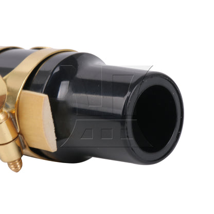 BQLZR 1PC Alto Saxophone Mouthpiece Kit with Metal Ligature Reeds Plastic Cap High Quality Material Black
