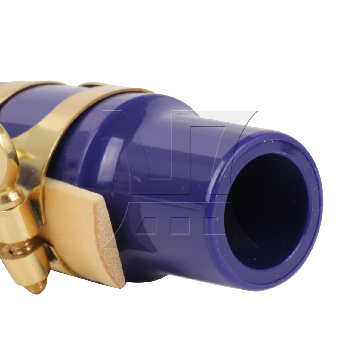BQLZR 1PC Alto Saxophone Mouthpiece Kit with Metal Ligature Reeds Plastic Cap High Quality Material Purple
