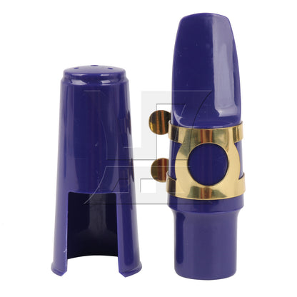BQLZR 1PC Alto Saxophone Mouthpiece Kit with Metal Ligature Reeds Plastic Cap High Quality Material Purple