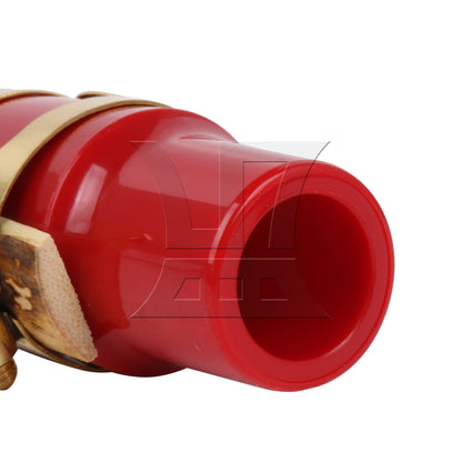 BQLZR 1PC Alto Saxophone Mouthpiece Kit with Metal Ligature Reeds Plastic Cap Red High Quality Material