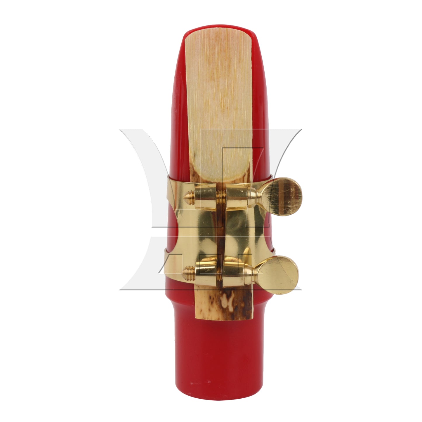 BQLZR 1PC Alto Saxophone Mouthpiece Kit with Metal Ligature Reeds Plastic Cap Red High Quality Material