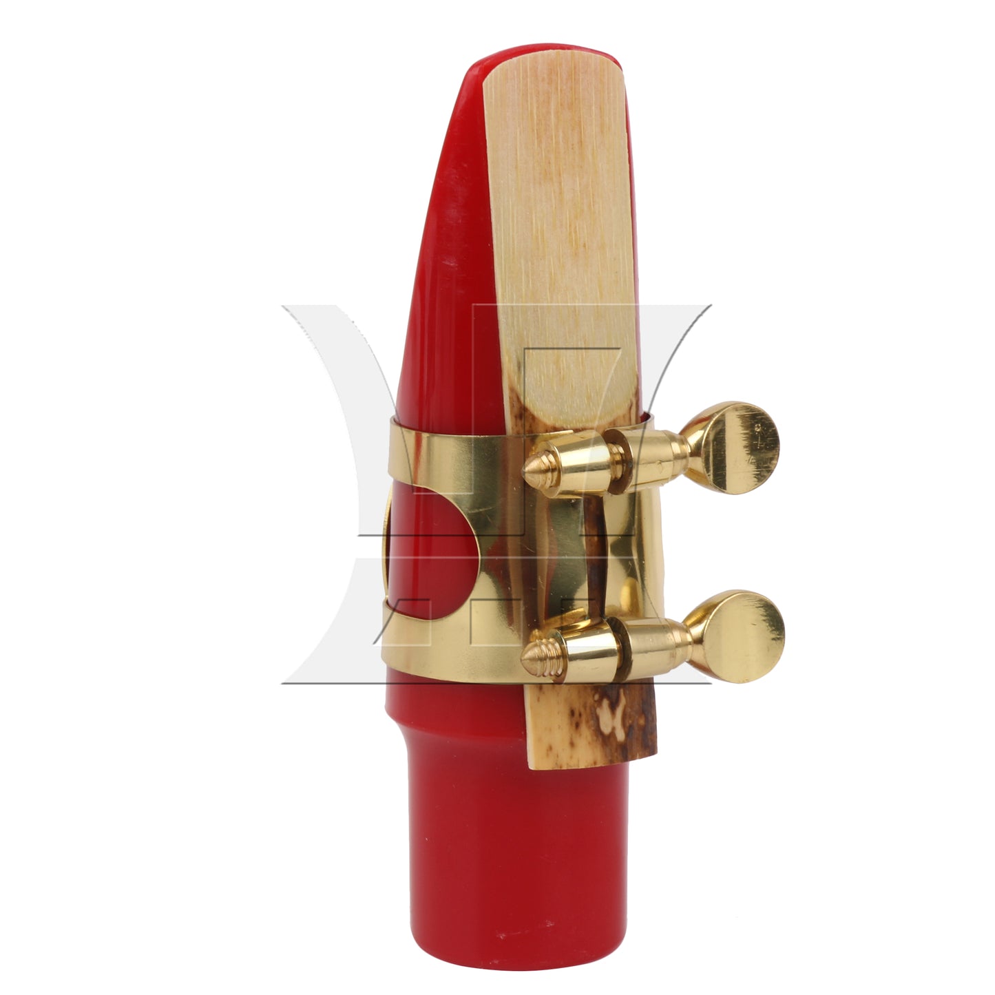 BQLZR 1PC Alto Saxophone Mouthpiece Kit with Metal Ligature Reeds Plastic Cap Red High Quality Material
